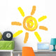 Cute Pastel Sun Wall Decal
