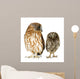 Female Owl and a Owlet Wall Decal