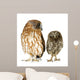 Female Owl and a Owlet Wall Decal