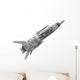 Space Rocket isolated on white background Wall Decal