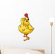 Daft Chicken Cartoon 02 Wall Decal