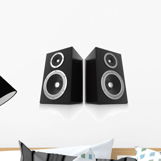 Two Speakers Wall Decal