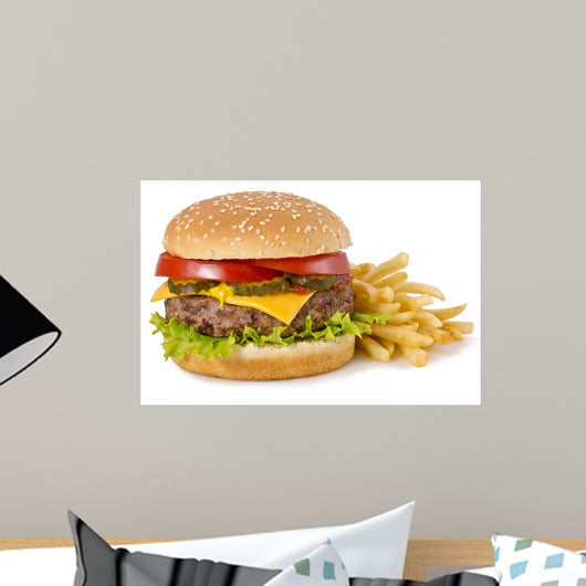 Burger and French Fries