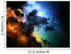 Fantasy deep space nebula with planet Wall Mural