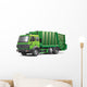 Green Garbage Truck