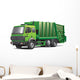 Green Garbage Truck