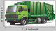Green Garbage Truck