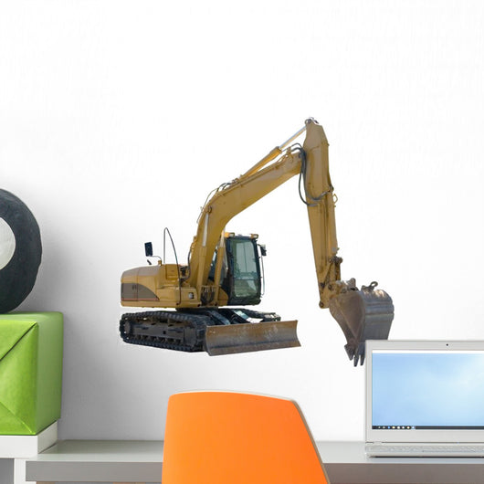 Excavator Wall Decal