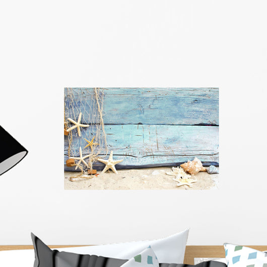Flotsam Front Blue Wood