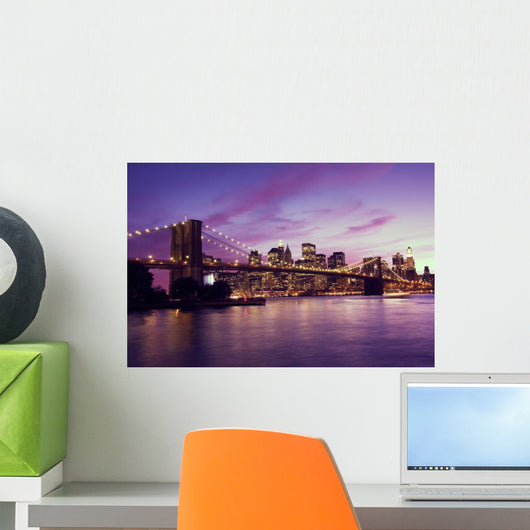 Brooklyn Bridge and Manhattan