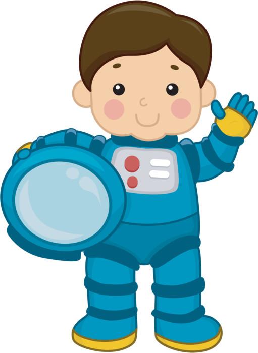 Astronaut Boy Wall Decal