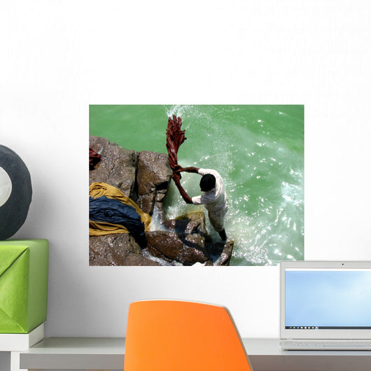 Clothes Chores Wall Mural