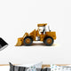 Front End Loader White Wall Decal