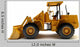 Front End Loader White Wall Decal