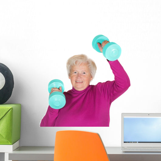 Senior Lady Working out