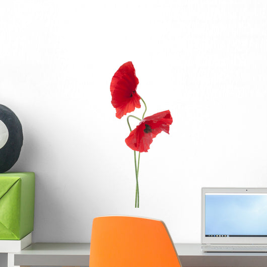 Red Poppy Wall Decal
