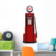 1950s Gas Pump Wall Decal