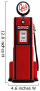 1950s Gas Pump Wall Decal