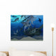 Shipwreck Illustration Wall Mural