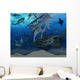Shipwreck Illustration Wall Mural