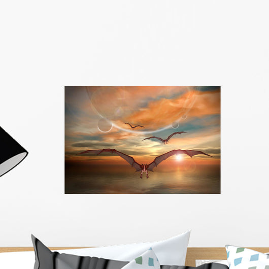 Fantasy Scene with Flying