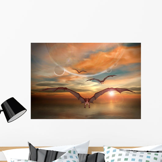 Fantasy Scene with Flying