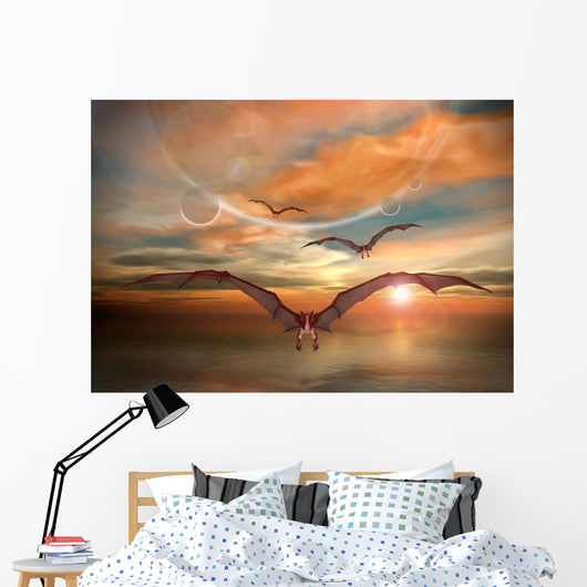 Fantasy Scene with Flying