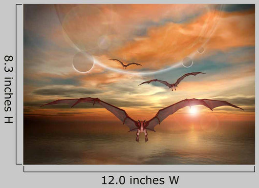 Fantasy Scene with Flying