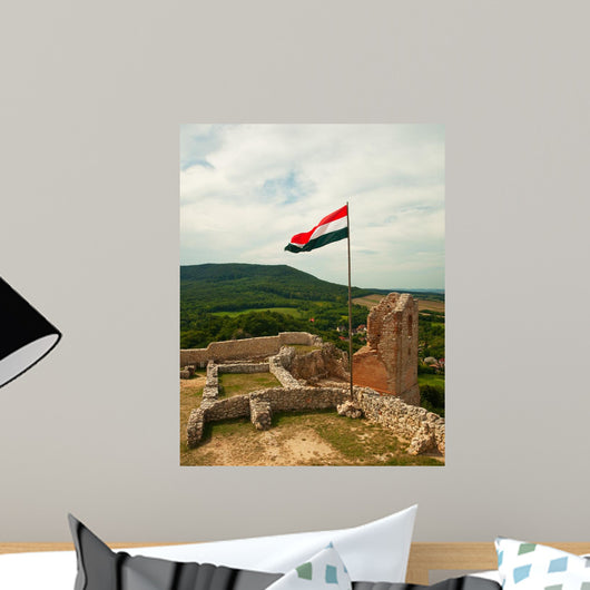 Ruins of a Medieval Castle in Hungary Wall Mural