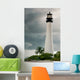 Lighthouse Cloudy Day with Wall Mural
