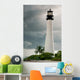 Lighthouse Cloudy Day with Wall Mural