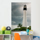 Lighthouse Cloudy Day with Wall Mural