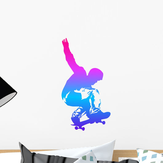 Pop Art Illustration Skateboarder