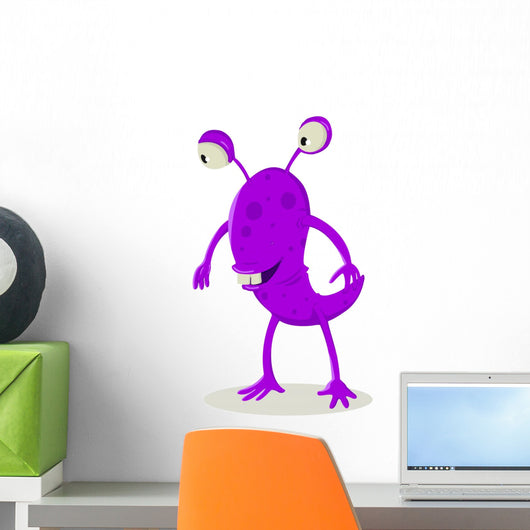 Cartoon Illustration Strange Creature