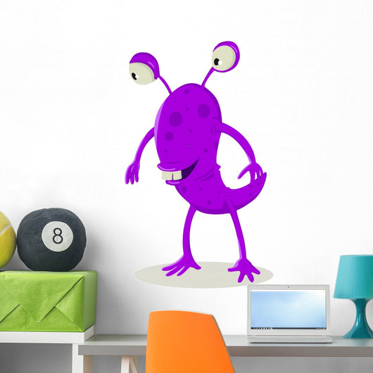 Cartoon Illustration Strange Creature