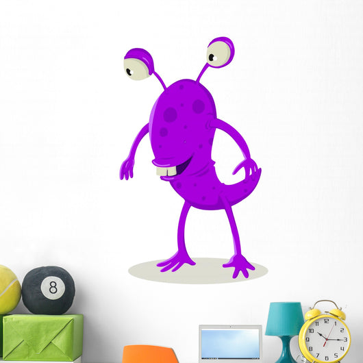 Cartoon Illustration Strange Creature