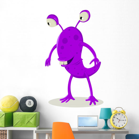 Cartoon Illustration Strange Creature