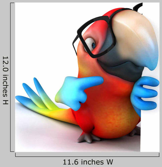 Fun Parrot Wall Decal