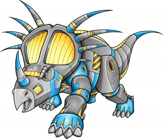 Robot Machine Triceratops Dinosaur