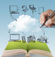 open book of cloud network Wall Mural