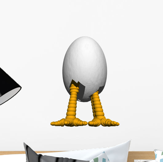 Big Standing Egg Wall Decal