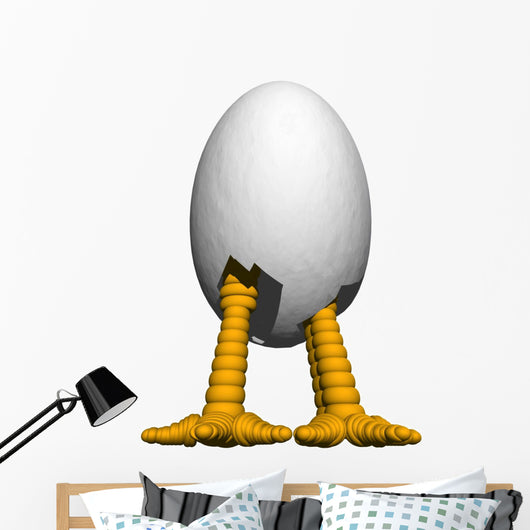 Big Standing Egg Wall Decal