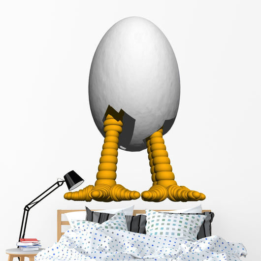 Big Standing Egg Wall Decal