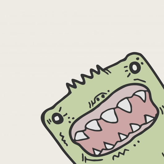 Funny Cartoon Monster Wall Mural