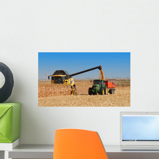 grain corn harvest Wall Mural