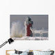 South Haven Lighthouse Winter Wall Mural