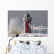 South Haven Lighthouse Winter Wall Mural