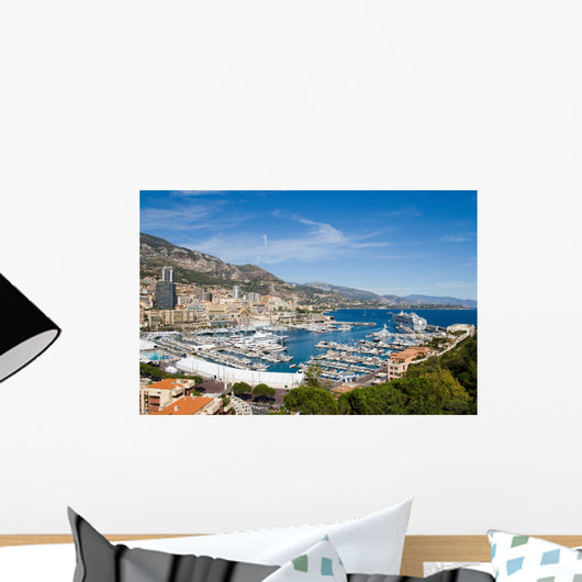 Monaco Harbour Wall Mural