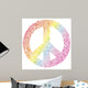 Peace sign. Beautiful symbol of peace. Wall Decal
