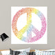 Peace sign. Beautiful symbol of peace. Wall Decal